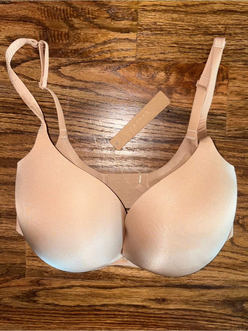 SKIMS Ultimate Push Up Plunge Bra, clay, size 32DDD, NWT